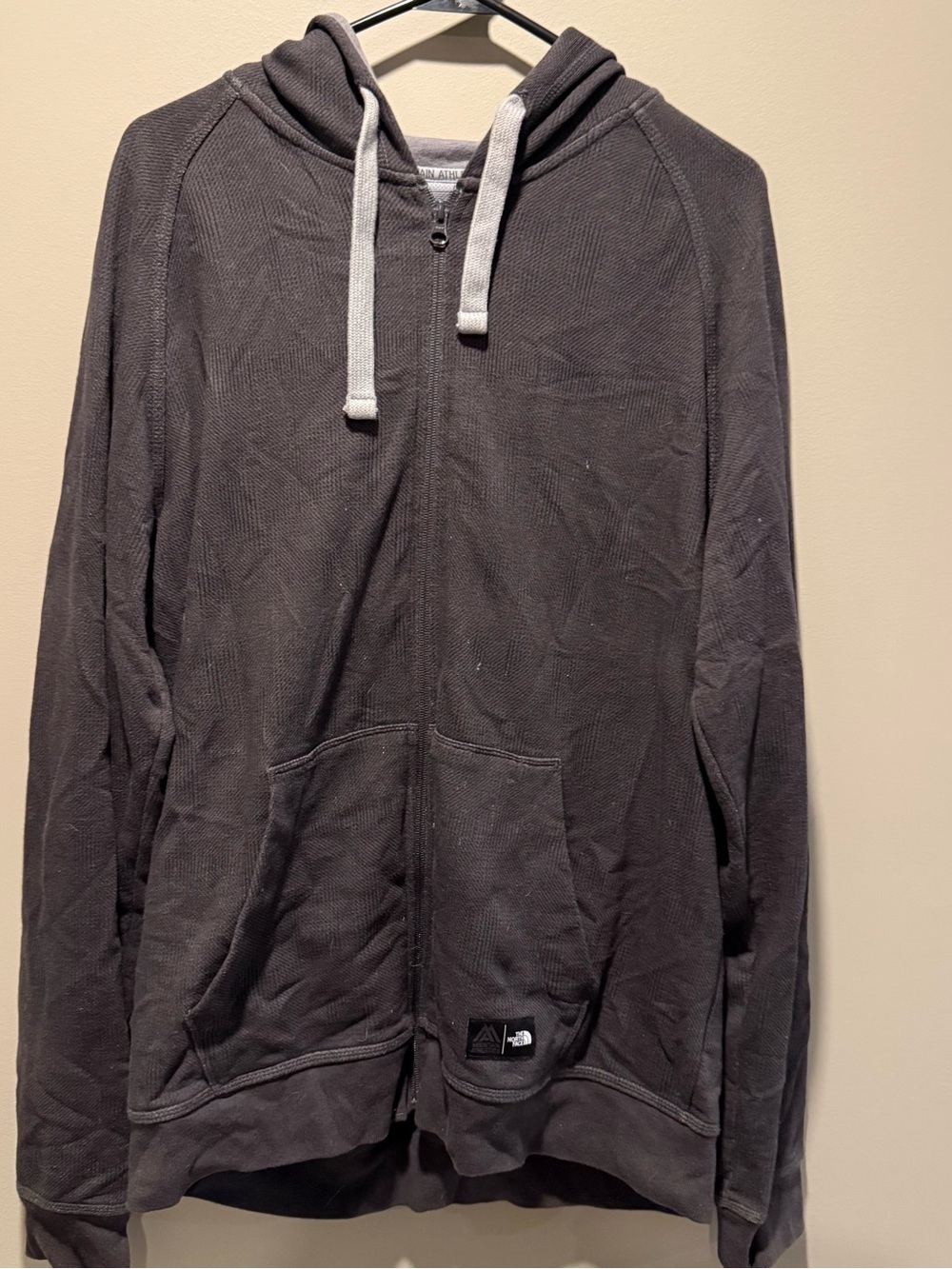 The North Face Men's Charcoal Gray Full-Zip Hoodie